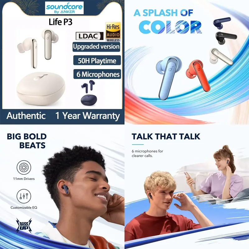 Marke: Anker Life P3 Ohrhörer, – Wireless Earbuds Tws Bewertung und Preis